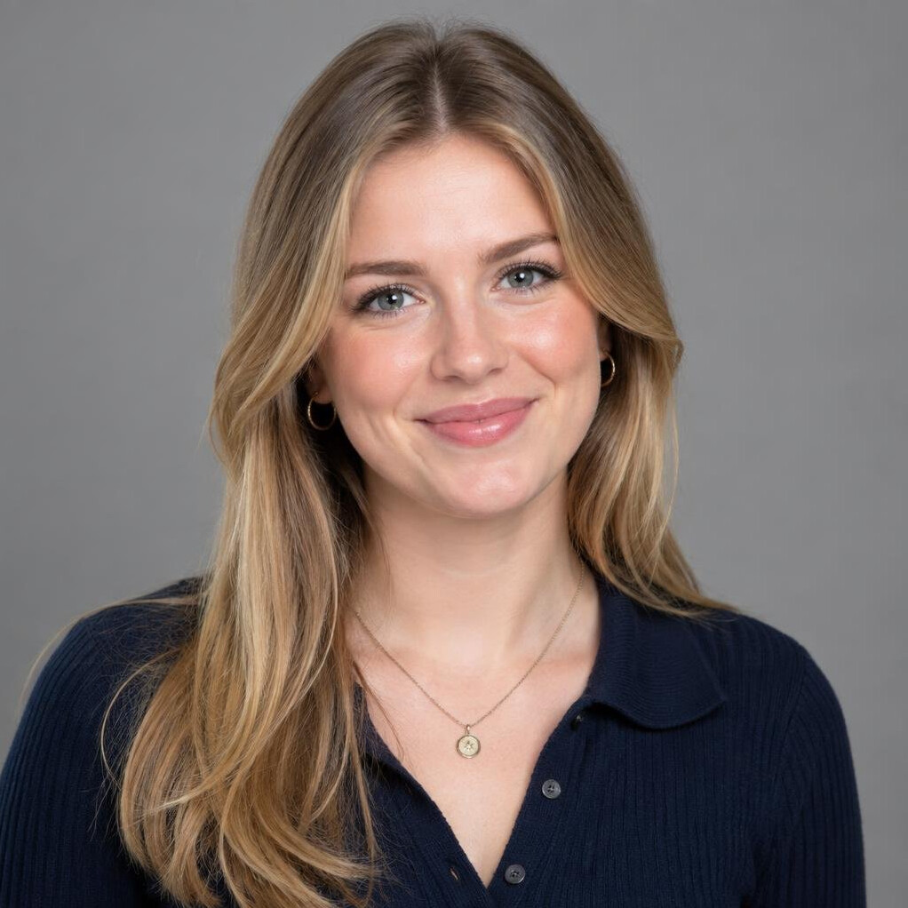 Portrait of a young broadcasting student smiling
